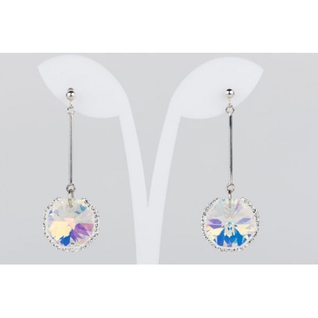 Pendiente Swarovski Cristal Aurora Boreal