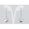 Pendiente Swarovski Cristal Aurora Boreal