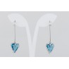 Pendiente Swarovski Cristal Aquamarina