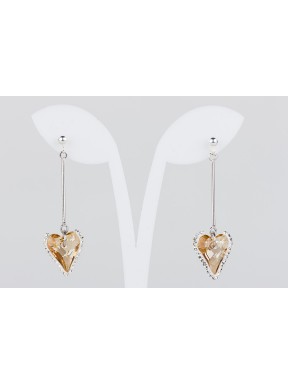 Pendiente Swarovski Cristal Light Topaz