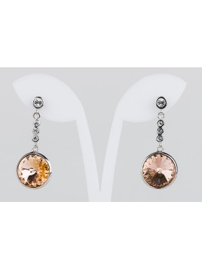 Pendiente Swarovski Cristal Light Topaz