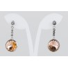 Pendiente Swarovski Cristal Light Topaz
