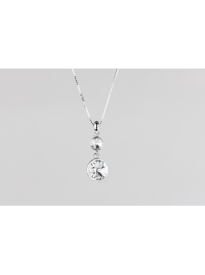 Cadena Plata + Colgante Swarovski Cristal