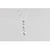 Cadena Plata + Colgante Swarovski Cristal