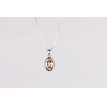 Cadena Plata + Colgante Swarovski Cristal Black Shadow