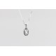 Cadena Plata + Colgante Swarovski Cristal