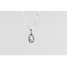 Cadena Plata + Colgante Swarovski Cristal