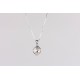 Cadena Plata + Colgante Swarovski Cristal