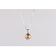 Cadena Plata + Colgante Swarovski Cristal G/Shadow