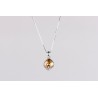 Cadena Plata + Colgante Swarovski Cristal G/Shadow