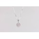 Cadena Plata + Colgante Swarovski Bola 12MM.