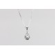 Cadena Plata + Colgante Swarovski Cristal