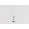 Cadena Plata + Colgante Swarovski Cristal