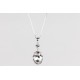 Cadena Plata + Colgante Swarovski Cristal Silver Shade