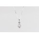 Cadena Plata + colgante Swarovski Cristal
