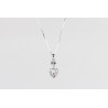 Cadena Plata + colgante Swarovski Cristal