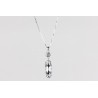 Cadena Plata + colgante Swarovski Cristal