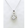 Cadena Plata + colgante Swarovski Cristal