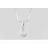 Cadena Plata + colgante Swarovski Cristal