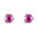 Pendientes rodio cristal Swarovski