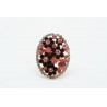 Anillo Fantasia Cristal Amathist Pink