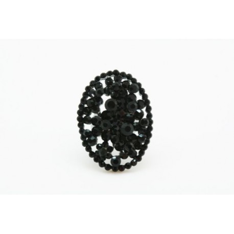Anillo Fantasia Cristal Black Diamond