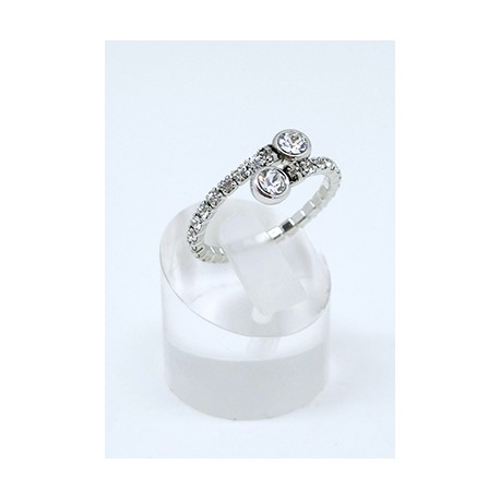 Anillo Rodio + Simil