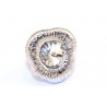 Anillo Multi-Talla Plateado Cristal