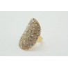 Anillo Multi-Talla Dorado + Cristal
