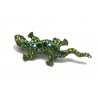 Broche Lagarto + Simil Verde