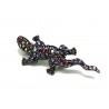 Broche Lagarto + Simil Lila