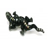 Broche Lagarto + Simil Negro