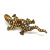 Broche Lagarto + Simil Dorado