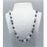 Collar Ganchillo Perla Barroca + Perla Bola 4MM