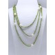 Collar Tupi 140 Cm. Verde + Perlas