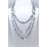 Collar Tupi 140 Cm. Aurora Boreal + Perlas