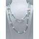 Collar Cordon Blanco 60 Cm. + Centro Perla