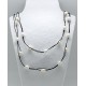 Collar Cordon negro 60 Cm. + Perla