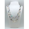 Collar Perla Cultivada Colores 120 Cm.