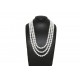 Collar Triple Perlas Blancas 38Cm, 42Cm y 45Cm