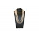 Collar Triple Perlas Crema 48Cm, 52Cm y 56Cm