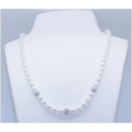 Collar Perla Degradé (6/8) +3 Simil 8MM.