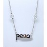 Gargantilla Plata Centro Peace