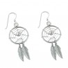 Pendientes plata atrapasueños