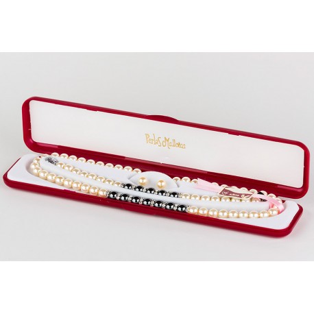 Juego Perla Crema - Hematite + Simil