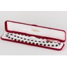 Juego Perla Crema Combi Negro 7mm