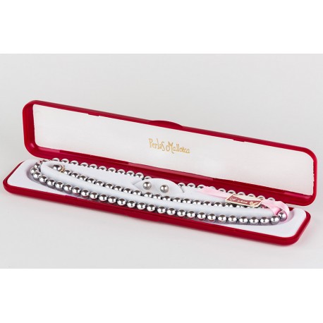 Juego Perla Crema Combi Gris 8mm