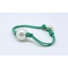 Pulsera Cordon Verde - Centro Perla
