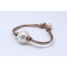 Pulsera Cordon Ocre - Centro Perla