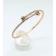 Pulsera Aro Rose Gold + Simil